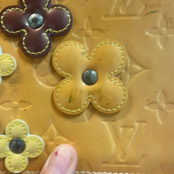 Louis Vuitton Lexington Fleurs Vernis Pochette vintage woman’s purse - Picture 4 of 16